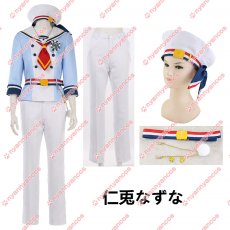 画像1: 高品質 実物撮影 あんさんぶるスターズ! あんスタ  紫之創  仁兎なずな  真白友也  天満光  Rabits 制服  風   コスチューム コスプレ衣装  オーダーメイド (1)