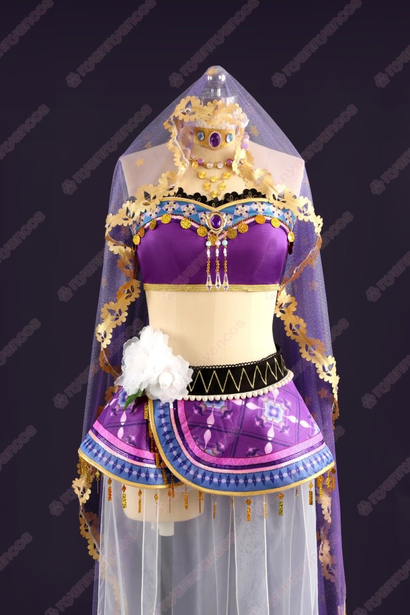 画像2: 高品質 実物撮影  東條希  踊り子編　覚醒後 μ's  LoveLive! ラブライブ！  風  コスプレ衣装 コスチューム オーダーメイド (2)