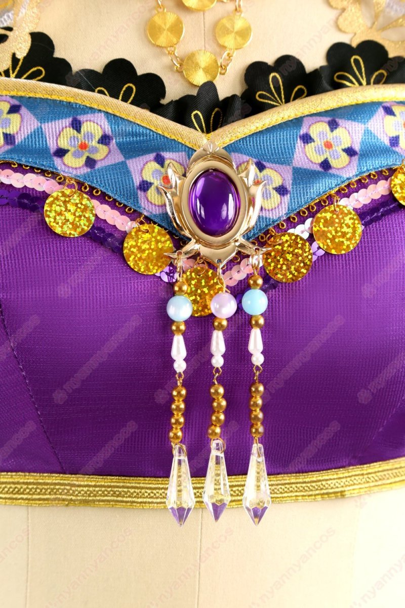 画像4: 高品質 実物撮影  東條希  踊り子編　覚醒後 μ's  LoveLive! ラブライブ！  風  コスプレ衣装 コスチューム オーダーメイド (4)