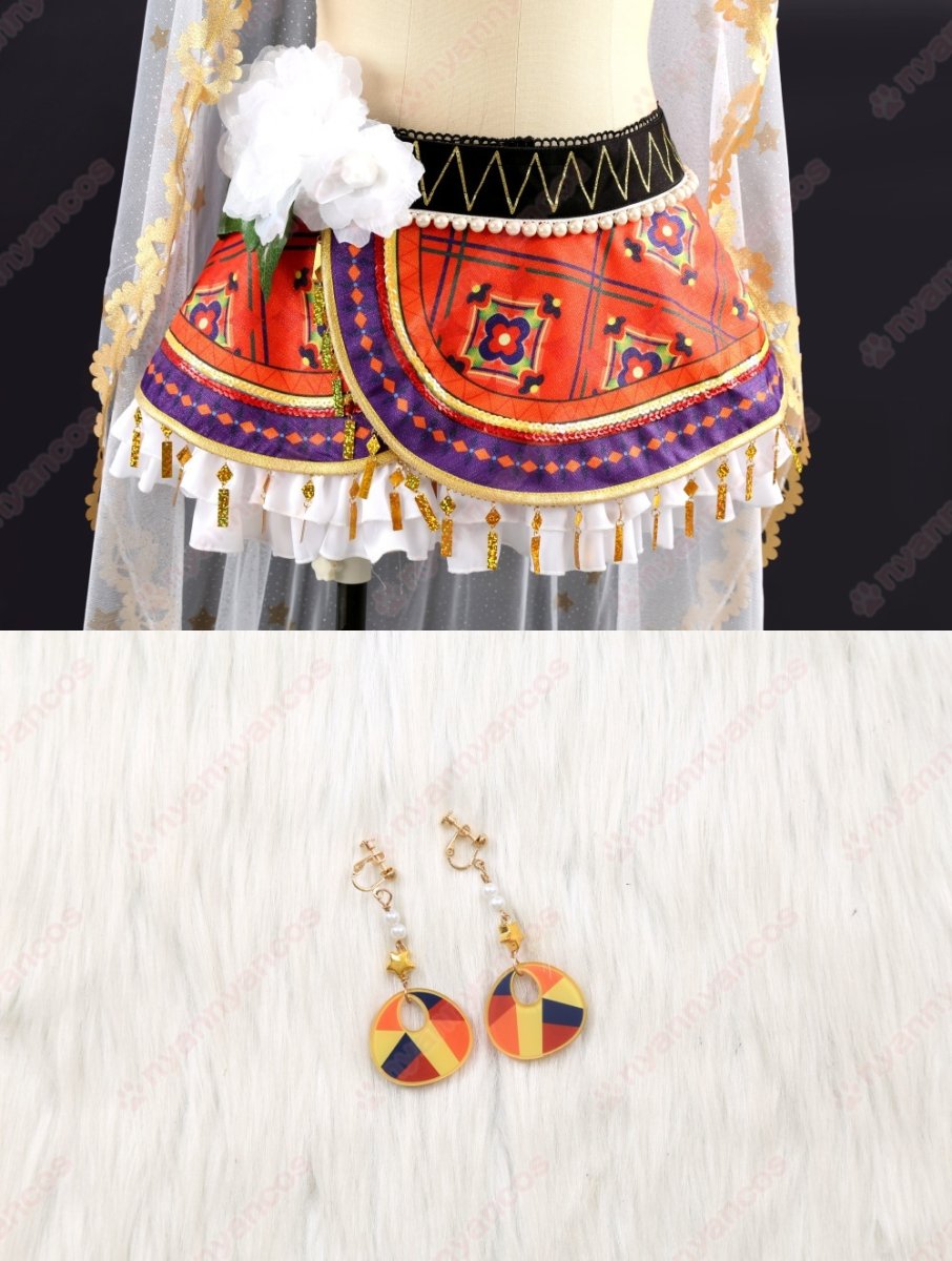 画像10: 高品質 実物撮影  高坂穂乃果  踊り子編　覚醒後 μ's  LoveLive! ラブライブ！  風  コスプレ衣装 コスチューム オーダーメイド (10)