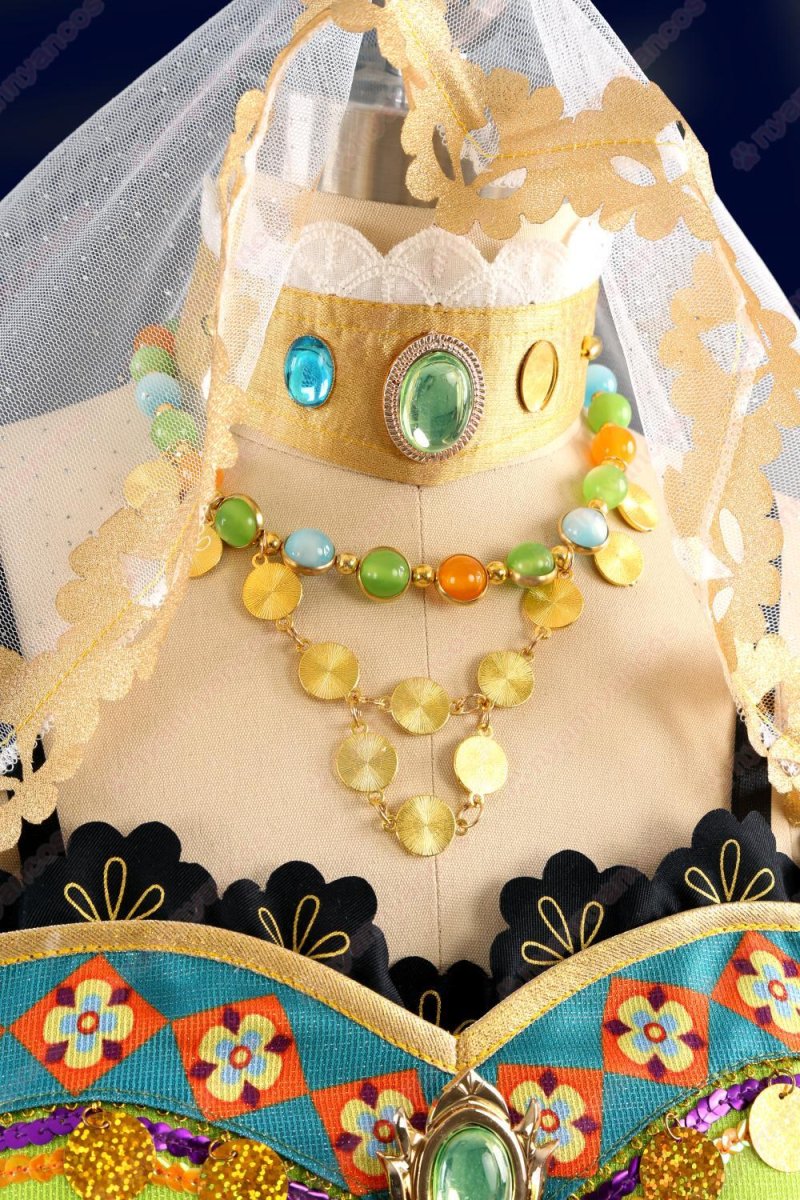 画像4: 高品質 実物撮影  小泉花陽  踊り子編　覚醒後 μ's  LoveLive! ラブライブ！  風  コスプレ衣装 コスチューム オーダーメイド (4)