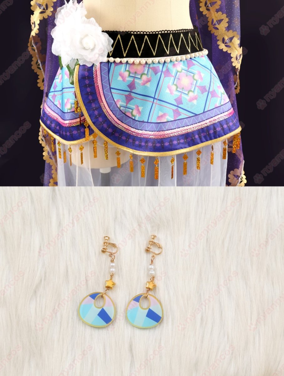 画像14: 高品質 実物撮影  絢瀬絵里  踊り子編　覚醒後 μ's  LoveLive! ラブライブ！  風  コスプレ衣装 コスチューム オーダーメイド (14)