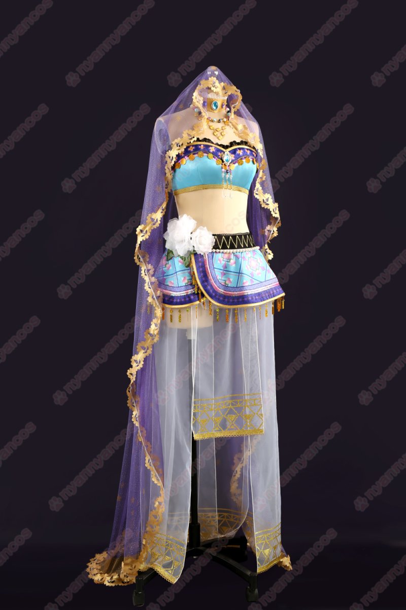 画像2: 高品質 実物撮影  絢瀬絵里  踊り子編　覚醒後 μ's  LoveLive! ラブライブ！  風  コスプレ衣装 コスチューム オーダーメイド (2)