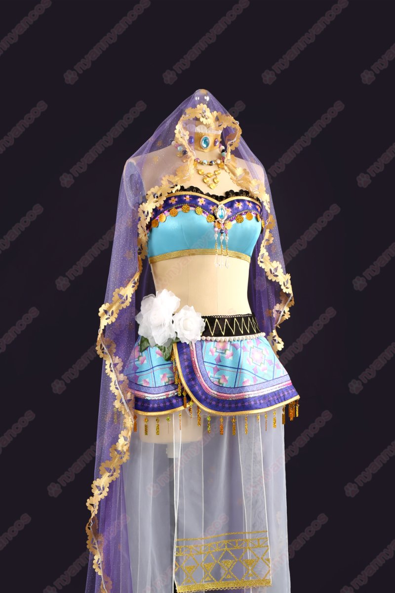 画像5: 高品質 実物撮影  絢瀬絵里  踊り子編　覚醒後 μ's  LoveLive! ラブライブ！  風  コスプレ衣装 コスチューム オーダーメイド (5)