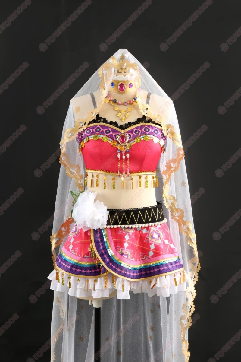 画像2: 高品質 実物撮影 矢澤にこ  踊り子編　覚醒後 μ's  LoveLive! ラブライブ！  風  コスプレ衣装 コスチューム オーダーメイド (2)