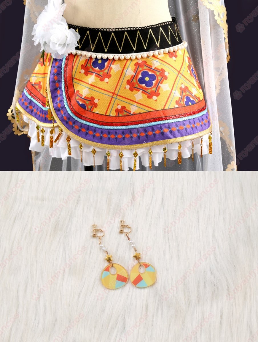 画像9: 高品質 実物撮影 星空凛 踊り子編　覚醒後 μ's  LoveLive! ラブライブ！  風  コスプレ衣装 コスチューム オーダーメイド (9)