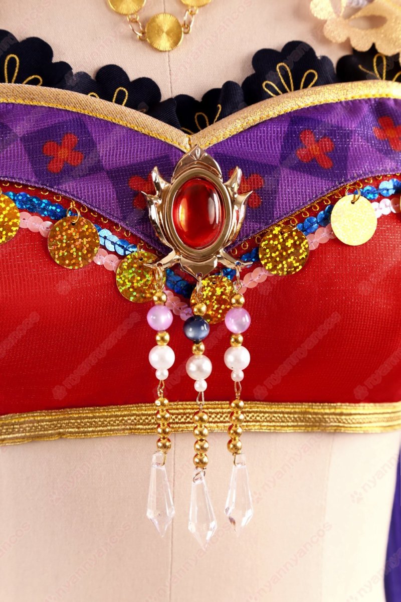 画像5: 高品質 実物撮影 西木野真姫 踊り子編　覚醒後 μ's  LoveLive! ラブライブ！  風  コスプレ衣装 コスチューム オーダーメイド (5)