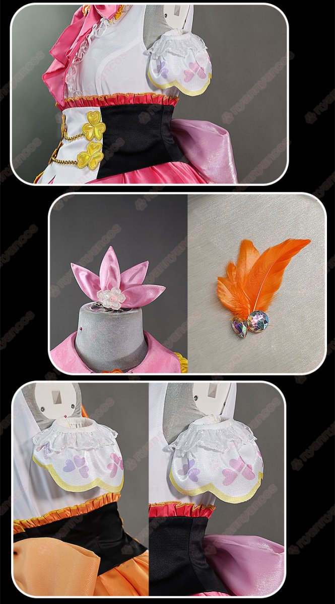 画像7: 高品質 実物撮影  桃井愛莉 日野森雫 花里みのり 桐谷遥  MORE MORE JUMP! MMJ プロセカ プロジェクトセカイ カラフルステージ! feat.初音ミク  風 コスプレ衣装 コスチューム  (7)