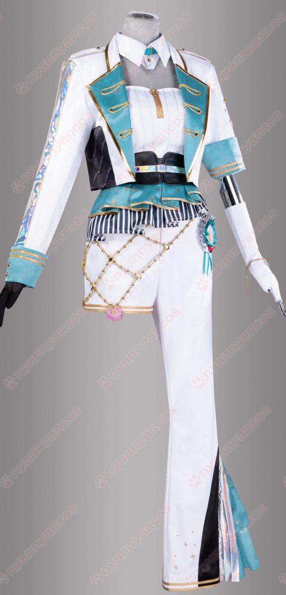 画像2: 高品質 実物撮影 白石杏 5th Anniversary 5周年 感謝祭  プロセカ プロジェクトセカイ カラフルステージ！ feat.初音ミク 風 コスプレ衣装 コスチューム (2)