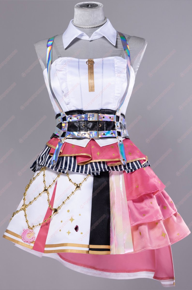 画像5: 高品質 実物撮影 小豆沢こはね 5th Anniversary 5周年 感謝祭  プロセカ プロジェクトセカイ カラフルステージ！ feat.初音ミク 風 コスプレ衣装 コスチューム (5)