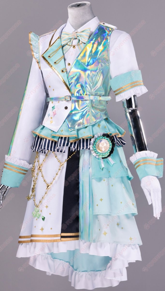 画像2: 高品質 実物撮影 日野森雫 5th Anniversary 5周年 感謝祭  プロセカ プロジェクトセカイ カラフルステージ！ feat.初音ミク 風 コスプレ衣装 コスチューム (2)