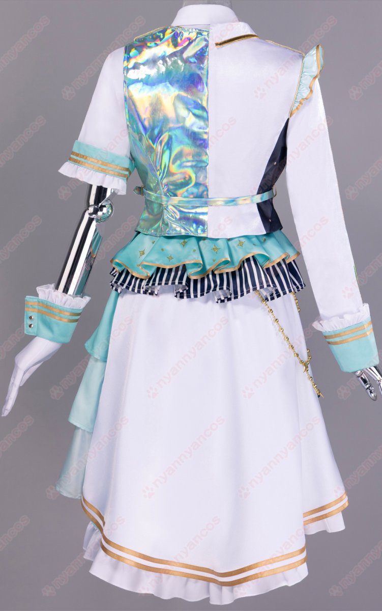 画像4: 高品質 実物撮影 日野森雫 5th Anniversary 5周年 感謝祭  プロセカ プロジェクトセカイ カラフルステージ！ feat.初音ミク 風 コスプレ衣装 コスチューム (4)