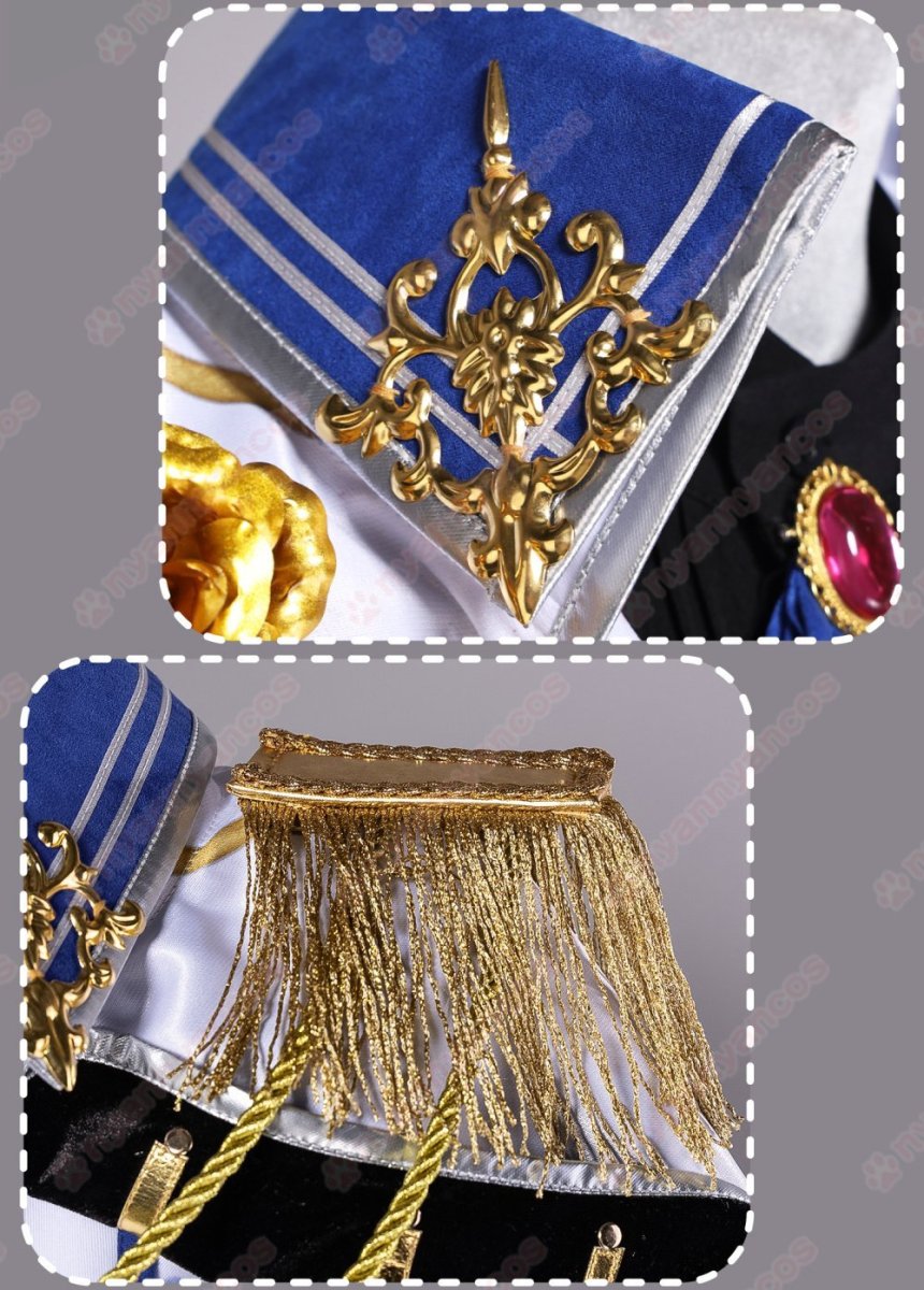 画像8: 高品質 実物撮影 東雲彰人 アナイト・オブ・ホワイト　ノウブル・パラディン  プロセカ プロジェクトセカイ カラフルステージ！ feat.初音ミク 風 コスプレ衣装 コスチューム (8)