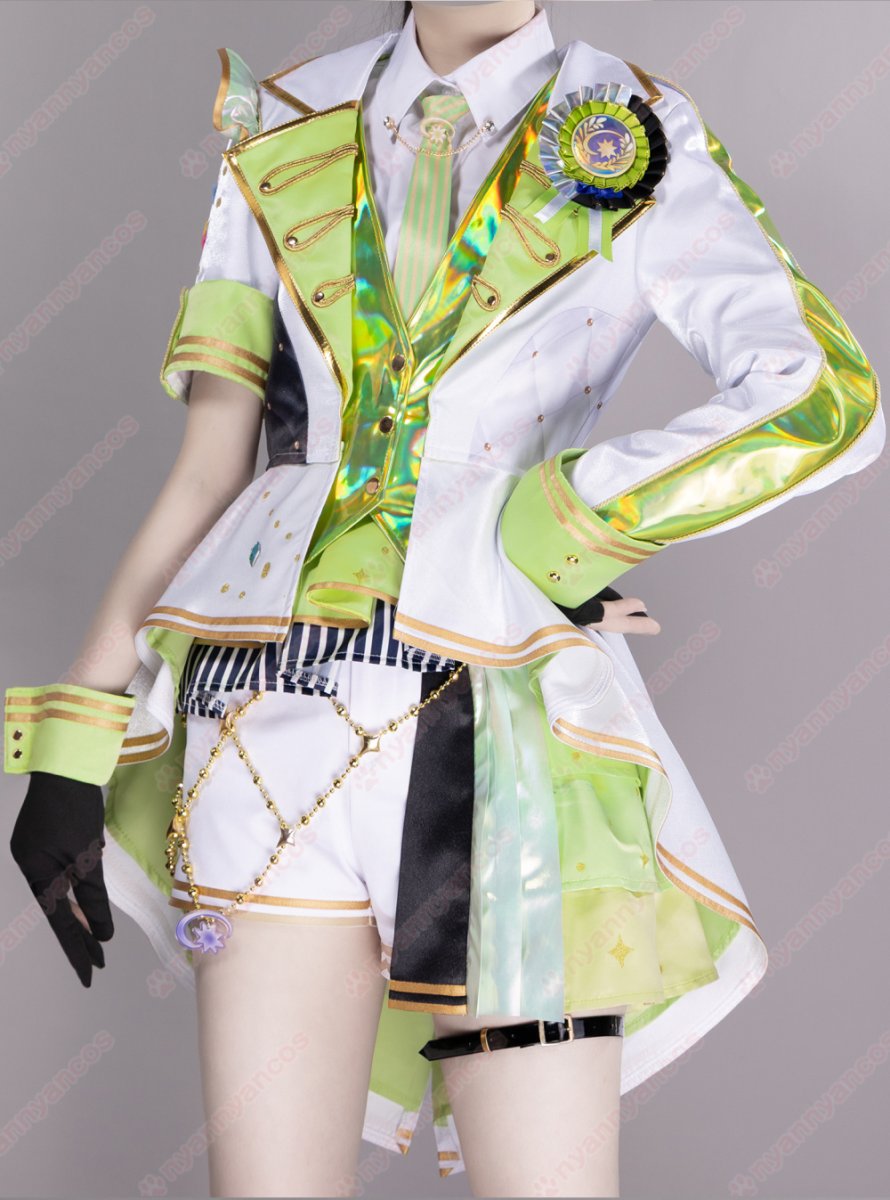 画像3: 高品質 実物撮影 日野森志歩 5th Anniversary 5周年 感謝祭  プロセカ プロジェクトセカイ カラフルステージ！ feat.初音ミク 風 コスプレ衣装 コスチューム (3)