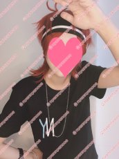 画像3: 高品質 実物撮影 黒いTシャツ+ヘアバンド 天城燐音 あんさんぶるスターズ! あんスタ 風 コスチューム コスプレ衣装  オーダーメイド無料 (3)