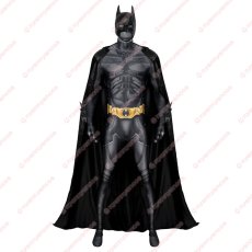 画像1: 高品質 実物撮影 Batman バットマン ダークナイト ブルース・ウェイン 風 全身タイツ ゼンタイ 子供 コスプレ衣装 コスチューム (1)