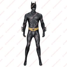 画像5: 高品質 実物撮影 Batman バットマン ダークナイト ブルース・ウェイン 風 全身タイツ ゼンタイ 子供 コスプレ衣装 コスチューム (5)