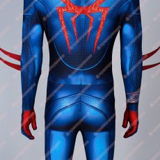 画像13: 高品質 実物撮影 スパイダーマン2099 スパイダーマン:アクロス・ザ・スパイダーバース 2 風 全身タイツ ゼンタイ 子供 コスプレ衣装 コスチューム (13)