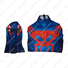 画像18: 高品質 実物撮影 スパイダーマン2099 スパイダーマン:アクロス・ザ・スパイダーバース 2 風 全身タイツ ゼンタイ 子供 コスプレ衣装 コスチューム (18)