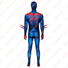 画像4: 高品質 実物撮影 スパイダーマン2099 スパイダーマン:アクロス・ザ・スパイダーバース 2 風 全身タイツ ゼンタイ 子供 コスプレ衣装 コスチューム (4)