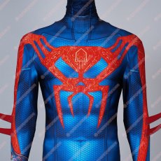 画像7: 高品質 実物撮影 スパイダーマン2099 スパイダーマン:アクロス・ザ・スパイダーバース 2 風 全身タイツ ゼンタイ 子供 コスプレ衣装 コスチューム (7)