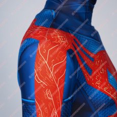 画像9: 高品質 実物撮影 スパイダーマン2099 スパイダーマン:アクロス・ザ・スパイダーバース 2 風 全身タイツ ゼンタイ 子供 コスプレ衣装 コスチューム (9)