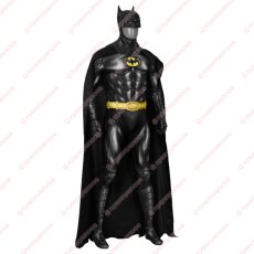 画像2: 高品質 実物撮影 Batman バットマン 1989 ブルース・ウェイン 風 全身タイツ ゼンタイ 子供 コスプレ衣装 コスチューム (2)