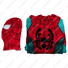 画像13: 高品質 実物撮影 スパイダーマン スパイダーマン:アクロス・ザ・スパイダーバース 2023 風 全身タイツ ゼンタイ 子供 コスプレ衣装 コスチューム (13)