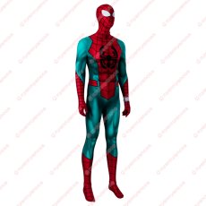 画像2: 高品質 実物撮影 スパイダーマン スパイダーマン:アクロス・ザ・スパイダーバース 2023 風 全身タイツ ゼンタイ 子供 コスプレ衣装 コスチューム (2)