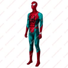 画像3: 高品質 実物撮影 スパイダーマン スパイダーマン:アクロス・ザ・スパイダーバース 2023 風 全身タイツ ゼンタイ 子供 コスプレ衣装 コスチューム (3)