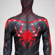 画像13: 高品質 実物撮影 マイルズ・モラレス Miles スパイダーマン2 Spider-Man 2  風 全身タイツ ゼンタイ 子供 コスプレ衣装 コスチューム (13)