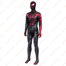 画像3: 高品質 実物撮影 マイルズ・モラレス Miles スパイダーマン2 Spider-Man 2  風 全身タイツ ゼンタイ 子供 コスプレ衣装 コスチューム (3)