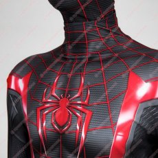 画像6: 高品質 実物撮影 マイルズ・モラレス Miles スパイダーマン2 Spider-Man 2  風 全身タイツ ゼンタイ 子供 コスプレ衣装 コスチューム (6)