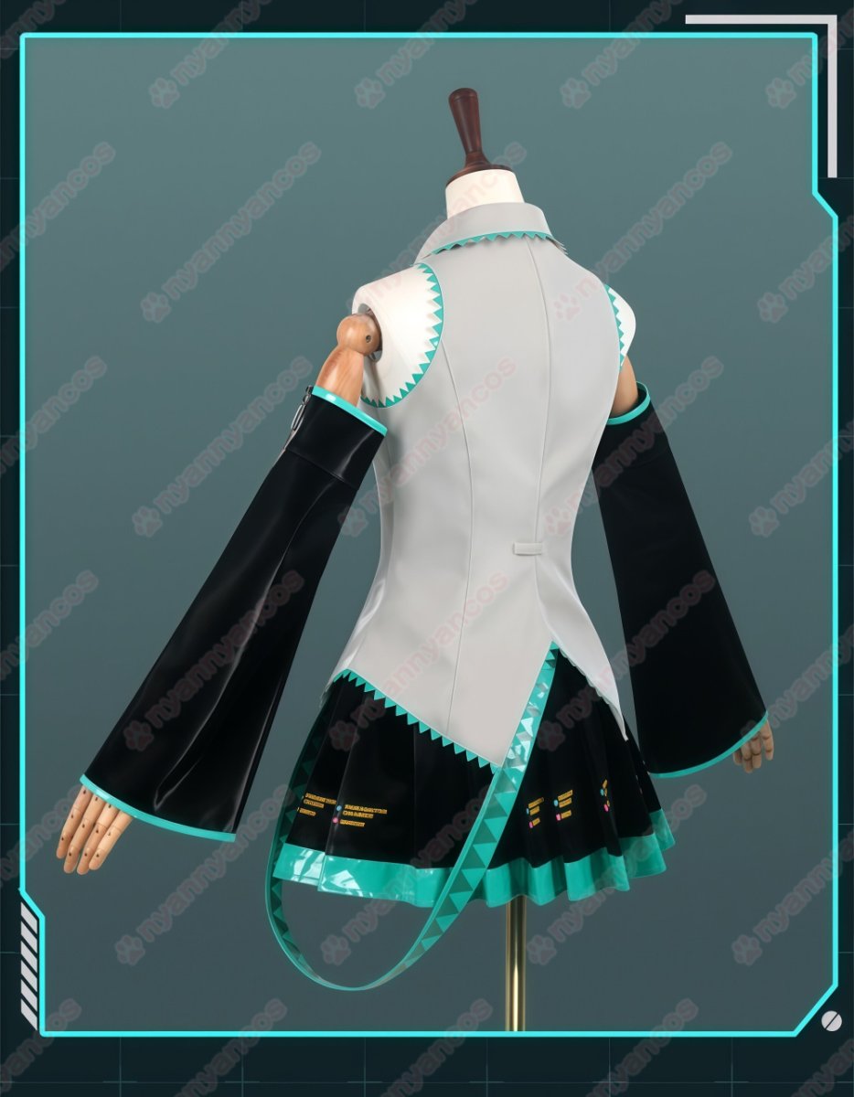 画像3: 高品質 実物撮影  初音ミク MIKU  風  コスプレ衣装 コスチューム (3)