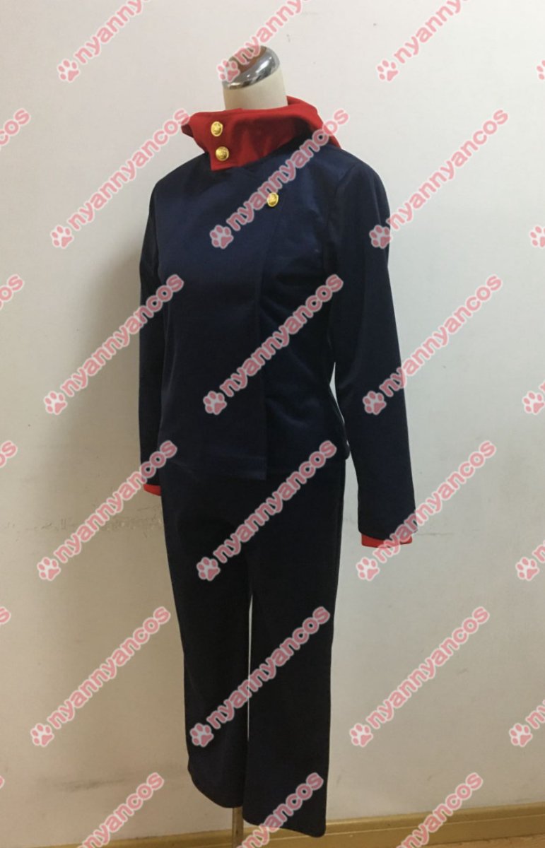 画像2: 高品質 実物撮影 虎杖悠仁  風  呪術廻戦  コスプレ衣装 コスチューム オーダーメイド (2)