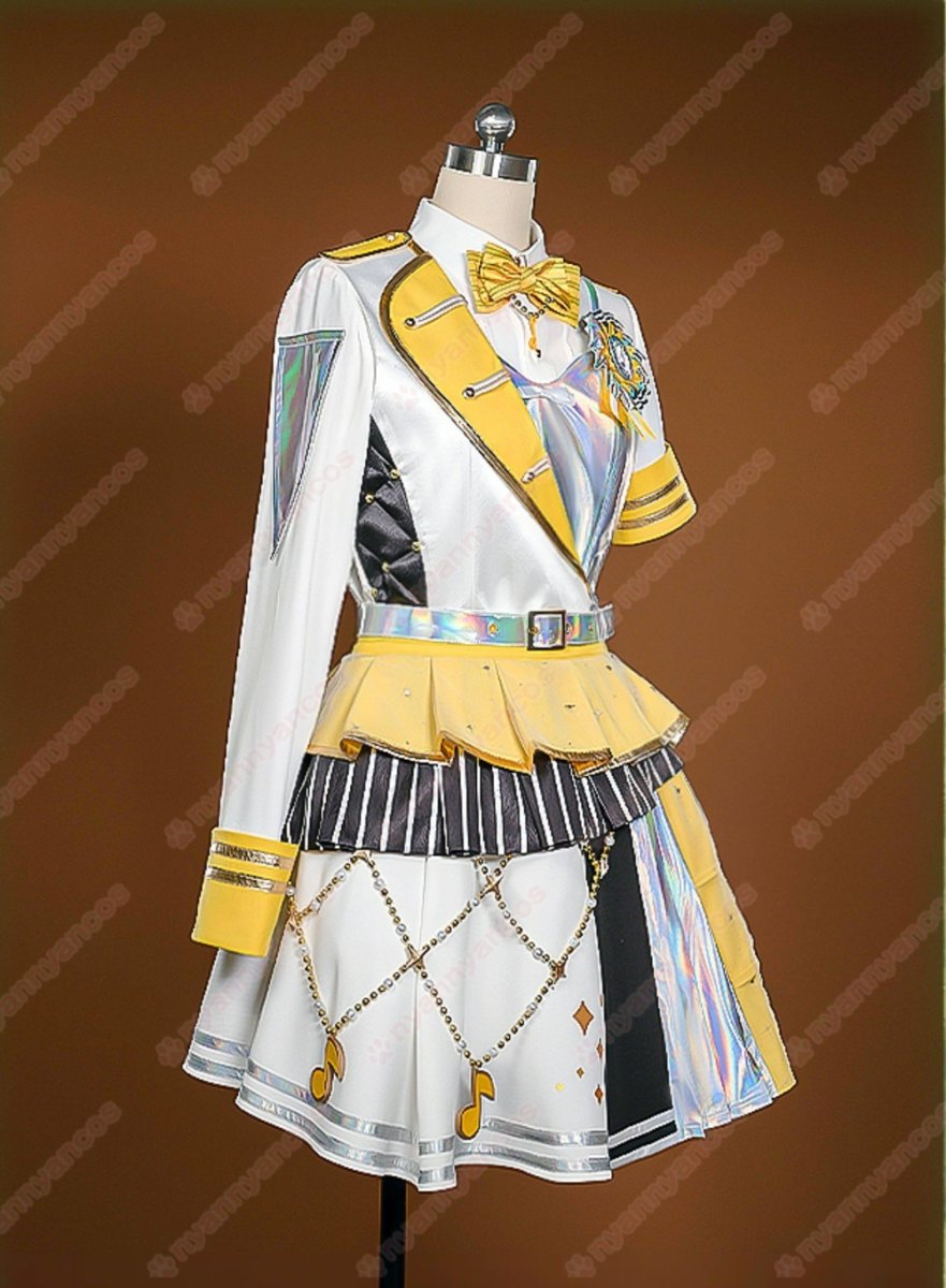 画像3: 高品質 実物撮影 鏡音リン プロセカ プロジェクトセカイ カラフルステージ！ feat.初音ミク 5th Anniversary 5周年 感謝祭 風 コスチューム コスプレ衣装  オーダーメイド (3)