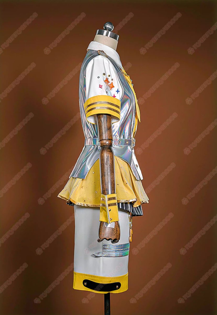 画像4: 高品質 実物撮影 鏡音レン プロセカ プロジェクトセカイ カラフルステージ！ feat.初音ミク 5th Anniversary 5周年 感謝祭 風 コスチューム コスプレ衣装  オーダーメイド (4)