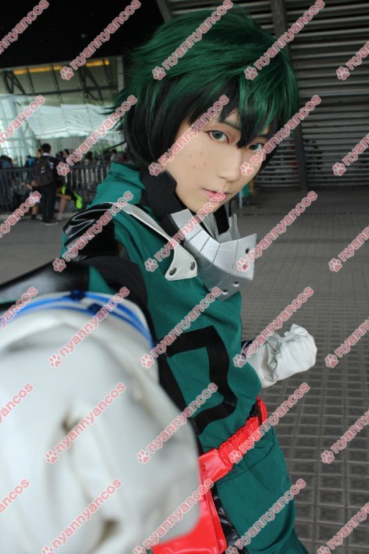 高品質 実物撮影 僕のヒーローアカデミア 緑谷出久 デク 戦闘服 コスチューム コスプレ衣装 オーダーメイド