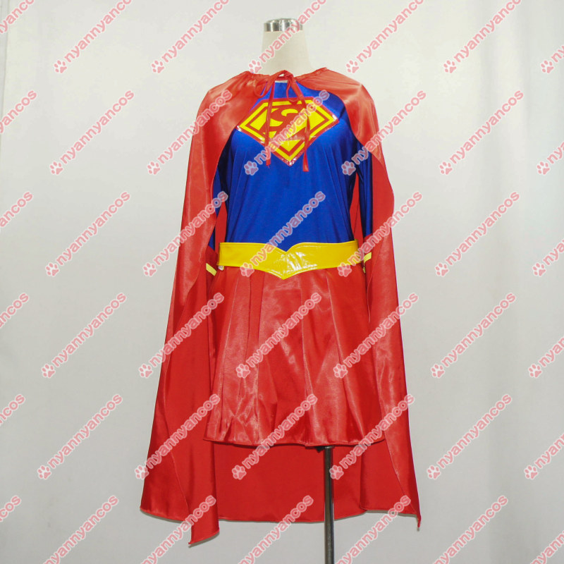 高品質 実物撮影 スーパーガール Supergirl 風 コスプレ衣装 コスチューム オーダーメイド