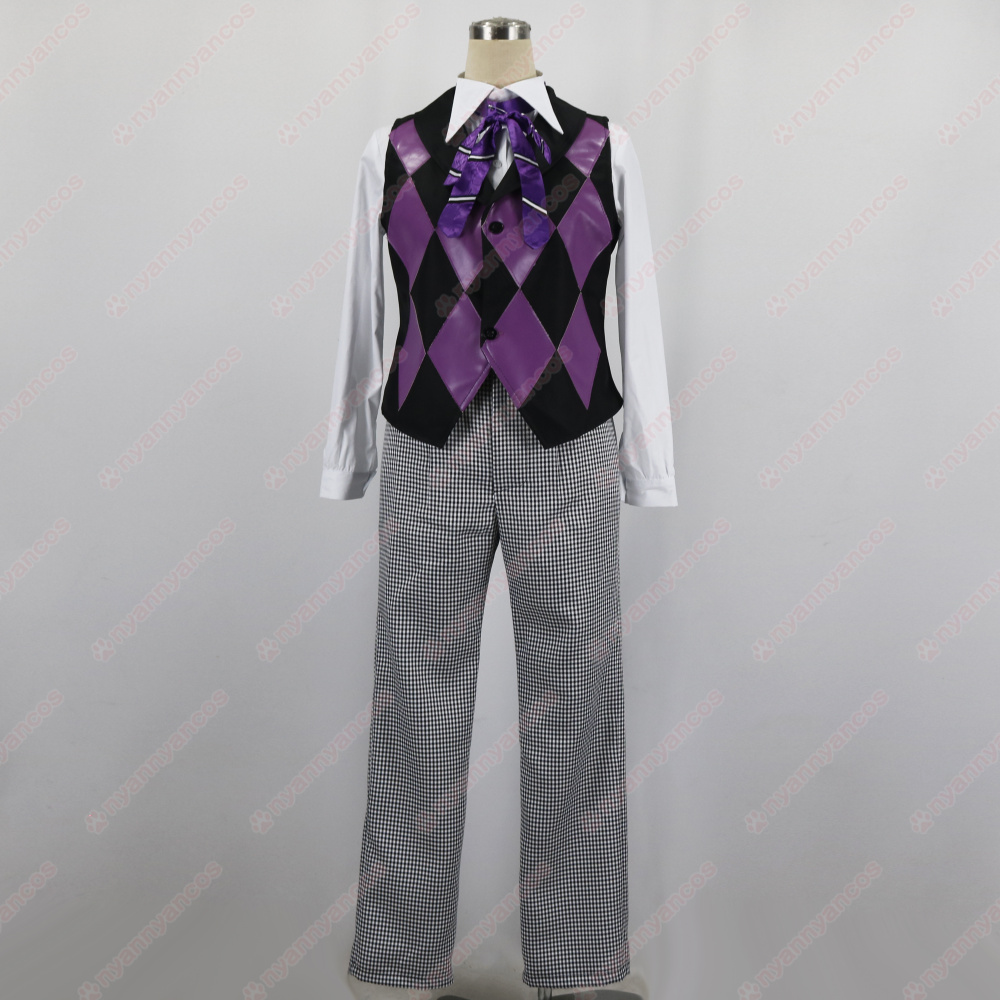 画像6: 高品質 実物撮影 グレゴリー・バイオレット 黒執事  風  コスプレ衣装 コスチューム オーダーメイド (6)