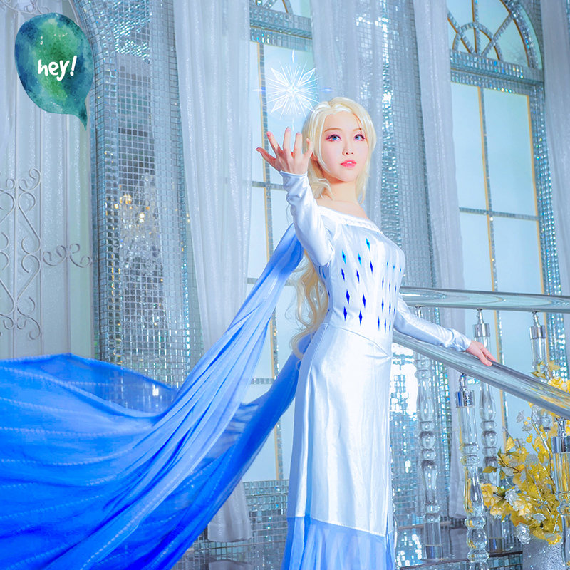 アナと雪の女王 エルサ コスプレ衣装 - コスプレ