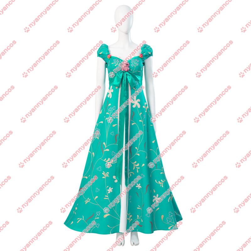 高品質 実物撮影 ジゼル 映画 魔法にかけられて 風 映画 コスチューム コスプレ衣装 バラ売り可 オーダーメイド無料 ニャンコスプレ