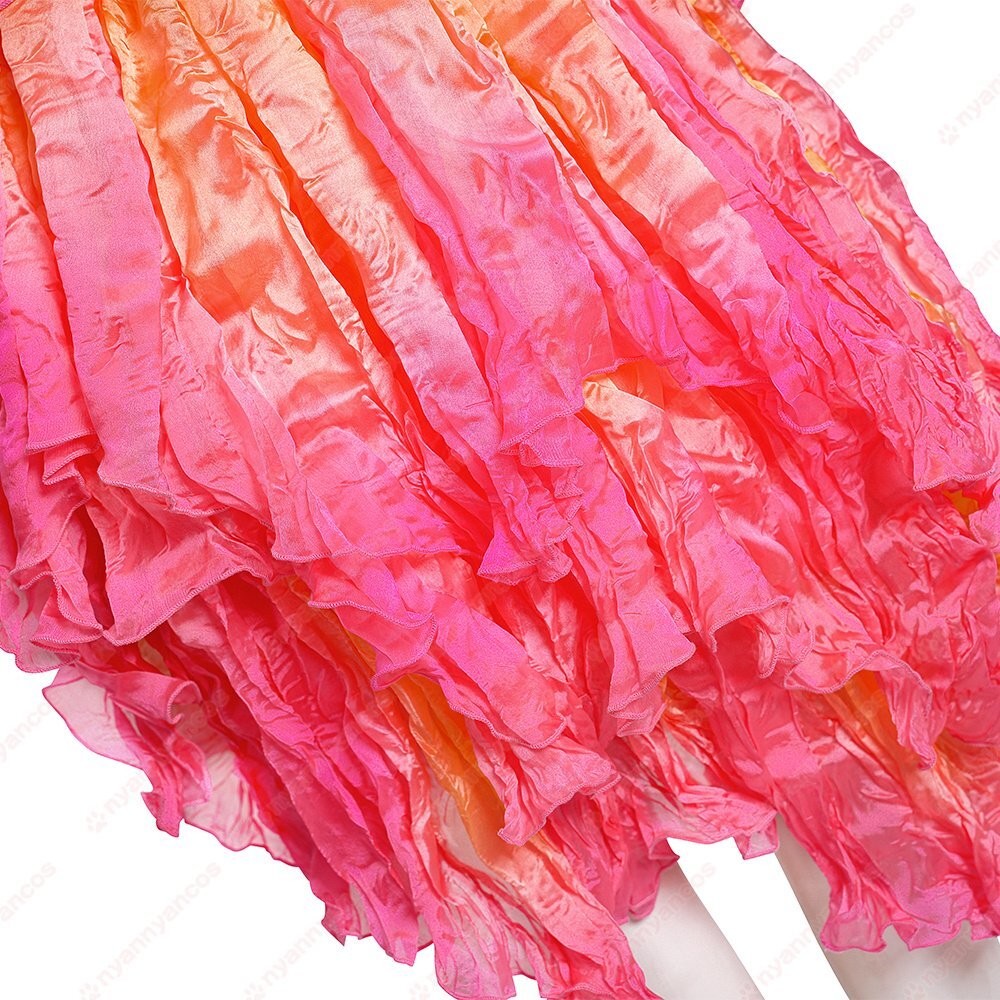 画像9: 高品質 実物撮影  グリンダ  Wicked ウィキッド ふたりの魔女  風 コスプレ衣装 コスチューム (9)