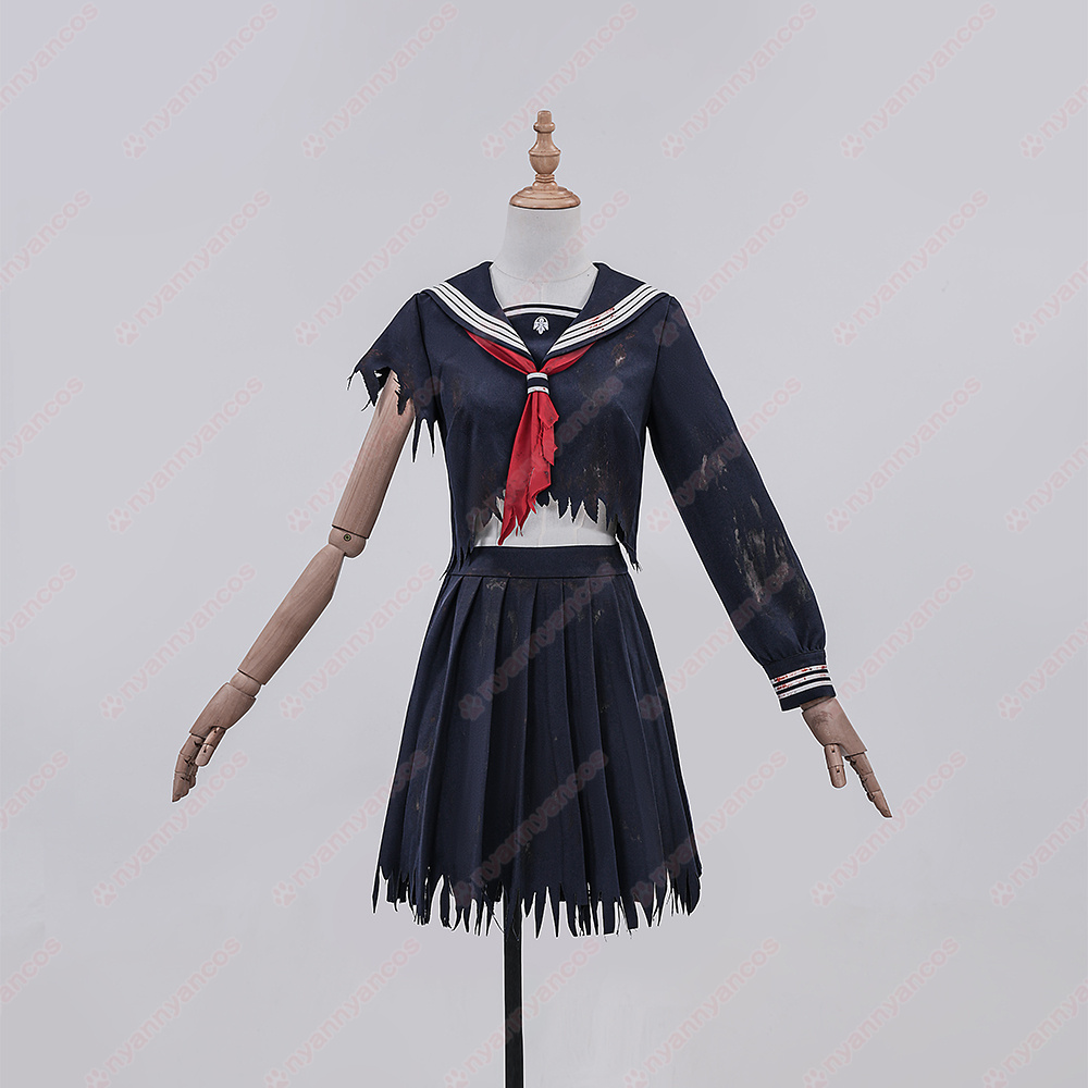 画像1: 高品質 実物撮影  深水雛子 サイレントヒルf   SILENT HILL f  風 コスプレ衣装 コスチューム オーダーメイド (1)