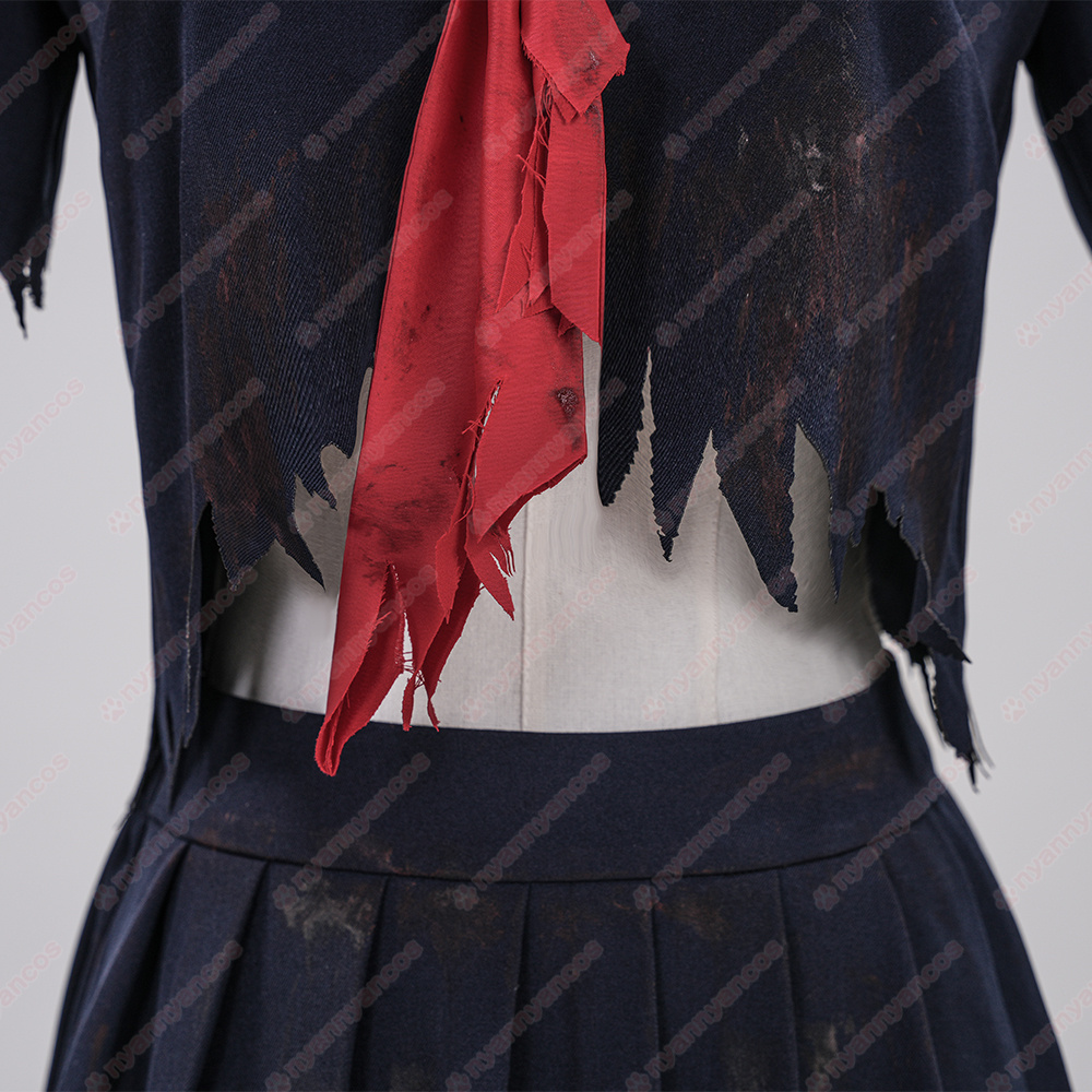 画像11: 高品質 実物撮影  深水雛子 サイレントヒルf   SILENT HILL f  風 コスプレ衣装 コスチューム オーダーメイド (11)