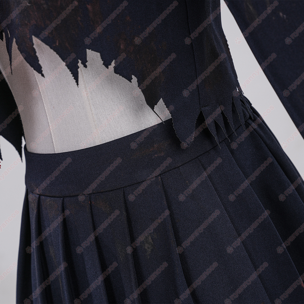 画像16: 高品質 実物撮影  深水雛子 サイレントヒルf   SILENT HILL f  風 コスプレ衣装 コスチューム オーダーメイド (16)