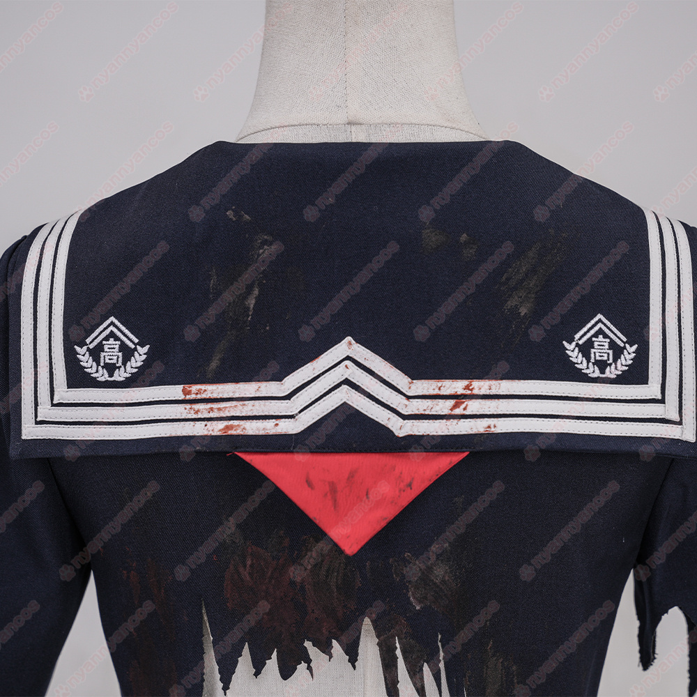 画像18: 高品質 実物撮影  深水雛子 サイレントヒルf   SILENT HILL f  風 コスプレ衣装 コスチューム オーダーメイド (18)