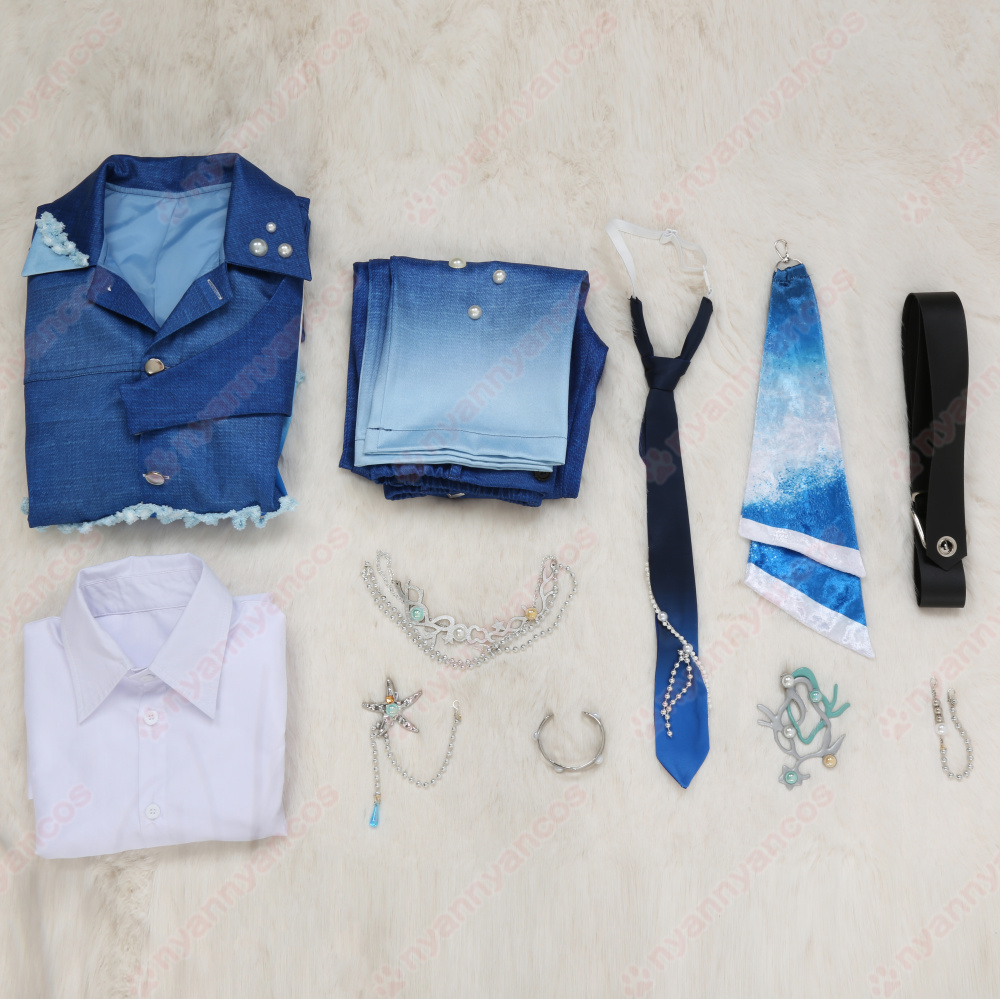 画像29: 高品質 実物撮影 乙狩アドニス 神崎颯馬 遊木真 深海奏汰 月永レオ 青葉つむぎ 巴日和 Deep into you Neptu ネプトゥ 十周年   あんさんぶるスターズ! あんスタ 風 コスチューム コスプレ衣装  オーダーメイド (29)