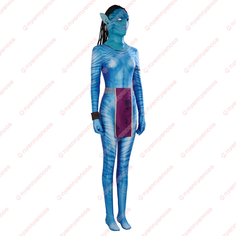 高品質 実物撮影 アバター Avatar 女性 ネイティリ 風 全身タイツ ゼンタイ 子供 コスプレ衣装 コスチューム